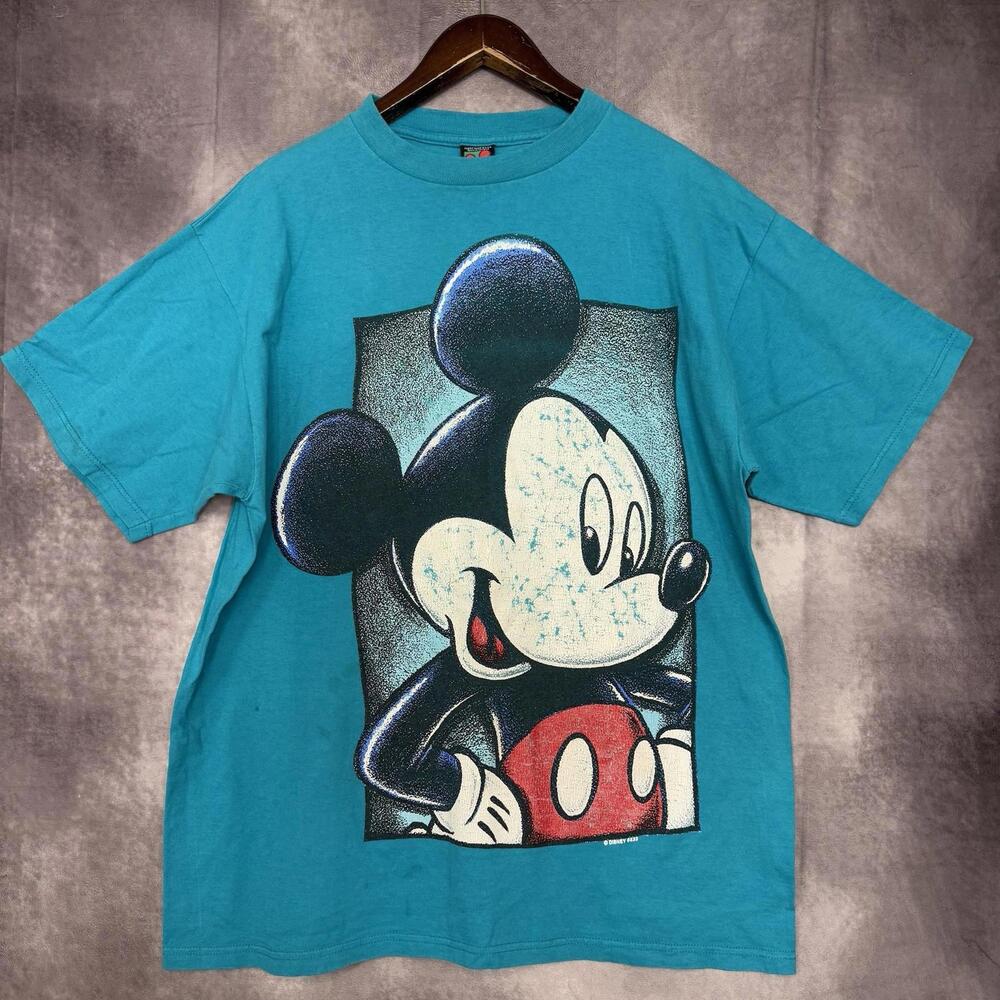 Vintage 90s‎ Mickey Mouse Unlimited Jerry Leigh Adult Size Large Mickey T-Shirt